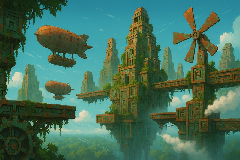 Floating Machine City