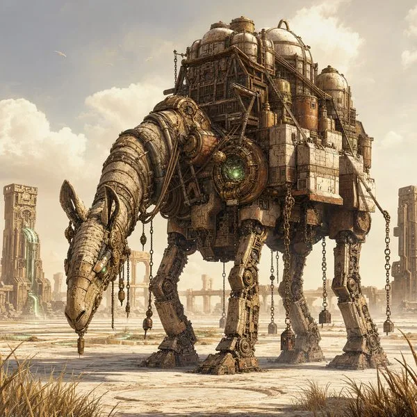 The Burden field illustration