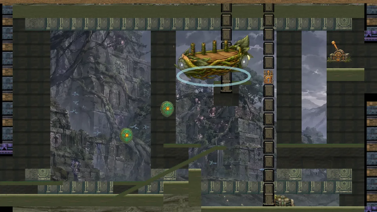 Field capture of Bough Snare (World 2, Level 7)